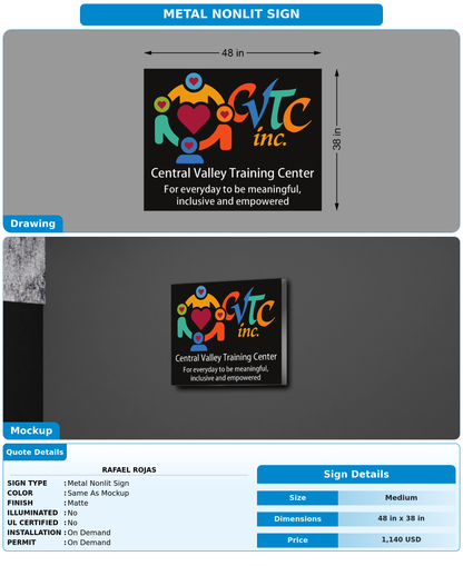 CUSTOM MOCKUP SIGN FOR Rafael rojas