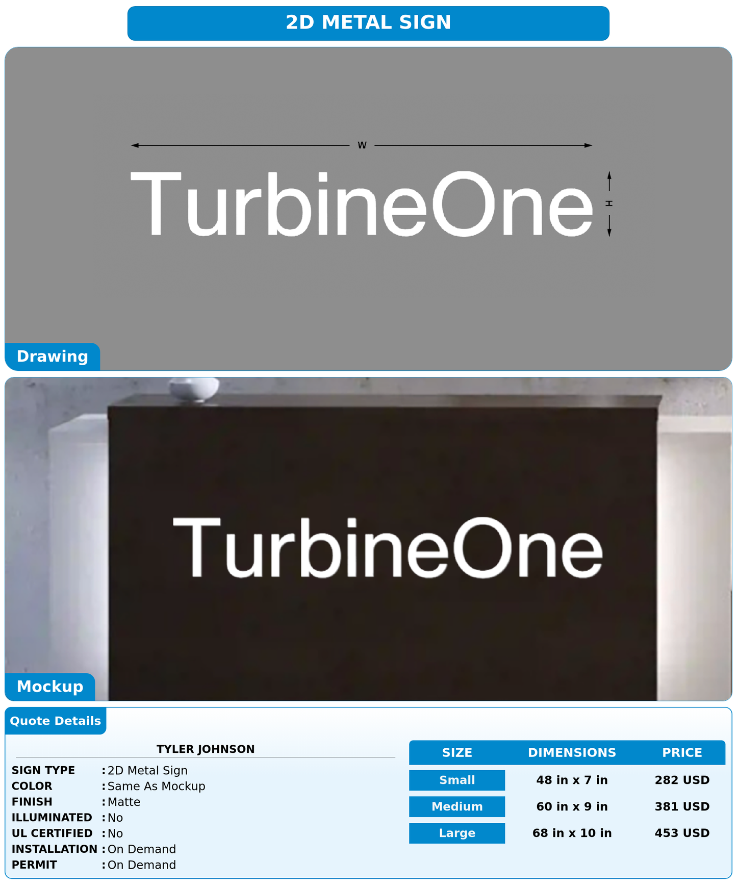 CUSTOM MOCKUP SIGN FOR Tyler Johnson