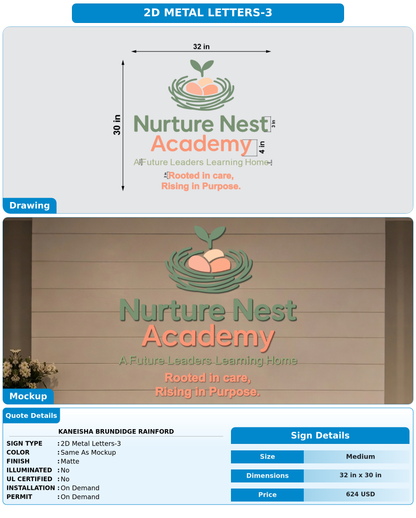 CUSTOM MOCKUP SIGN FOR Kaneisha Brundidge Rainford
