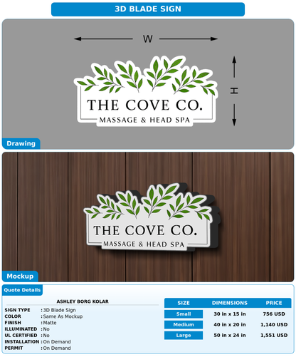CUSTOM MOCKUP SIGN FOR Ashley Borg Kolar