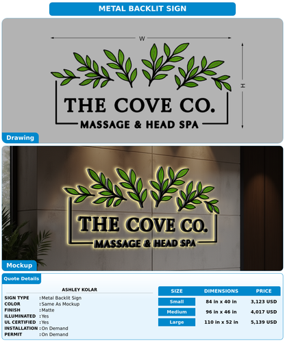 CUSTOM MOCKUP SIGN FOR Ashley Kolar