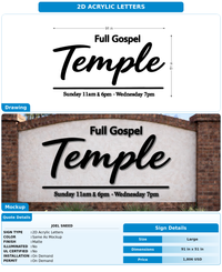 CUSTOM MOCKUP SIGN FOR Joel Sneed
