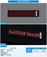 CUSTOM MOCKUP SIGN FOR Aaron Brown