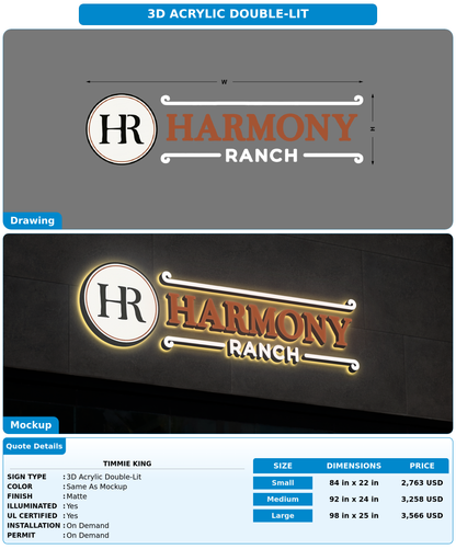 CUSTOM MOCKUP SIGN FOR Timmie  King