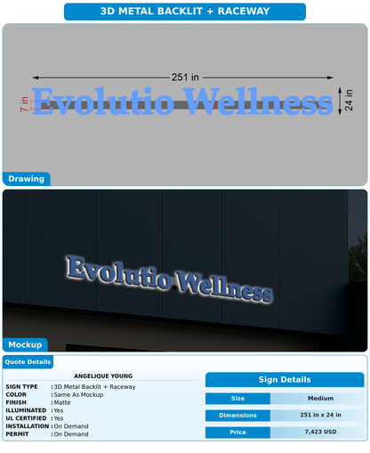 CUSTOM MOCKUP SIGN FOR Angelique Young