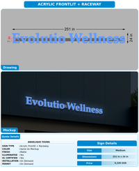CUSTOM MOCKUP SIGN FOR Angelique Young