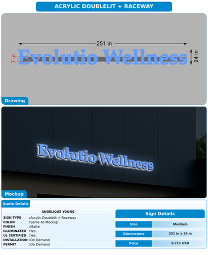 CUSTOM MOCKUP SIGN FOR Angelique Young