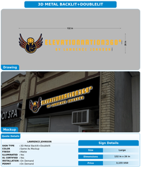 CUSTOM MOCKUP SIGN FOR Lawrence Johnson