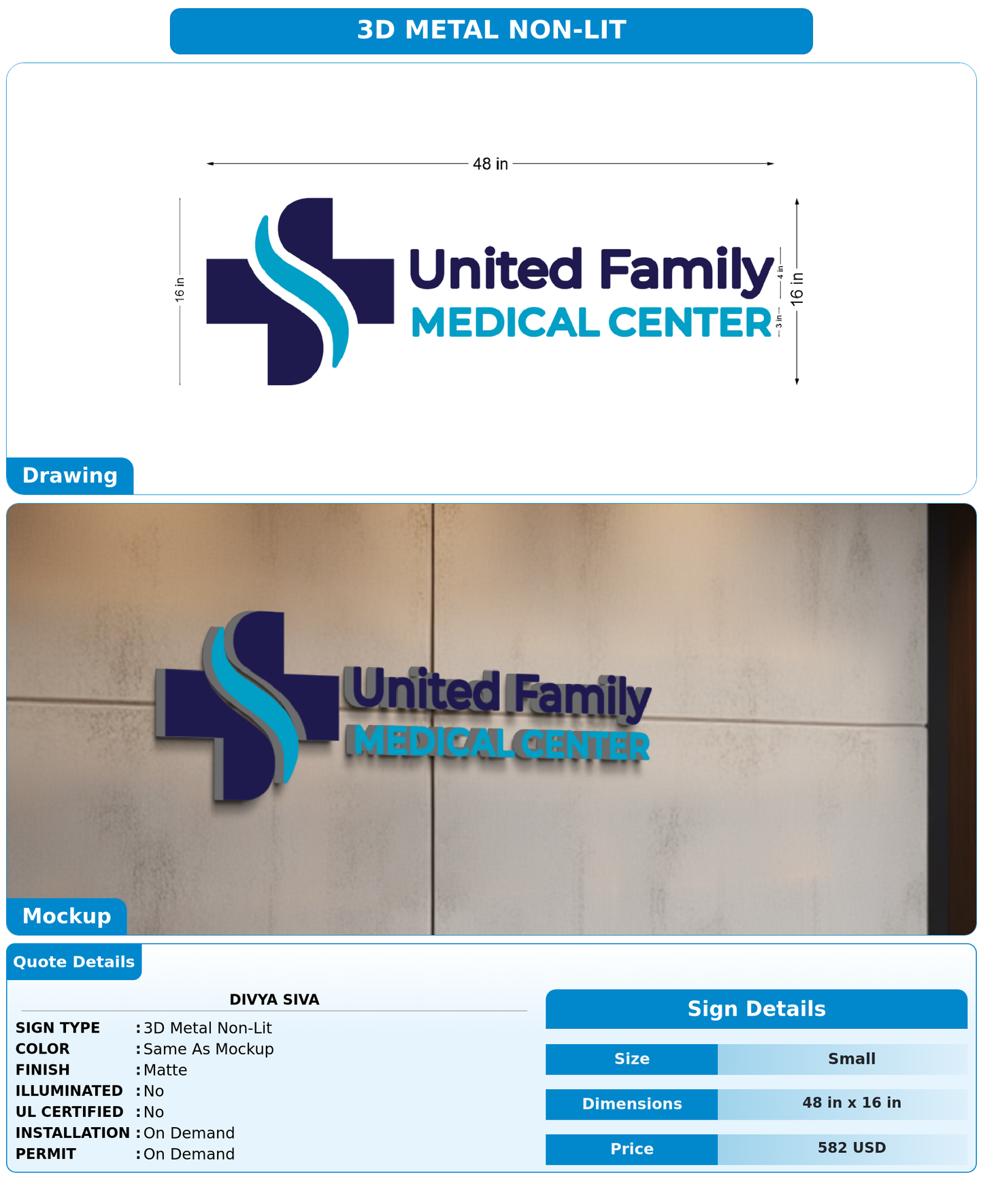 CUSTOM MOCKUP SIGN FOR Divya Siva