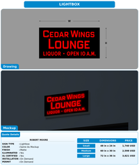 CUSTOM MOCKUP SIGN FOR Robert Moore