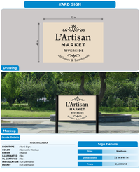 CUSTOM MOCKUP SIGN FOR Nick Iskandar