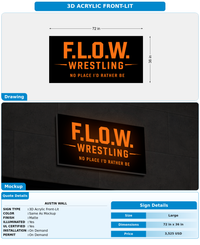 CUSTOM MOCKUP SIGN FOR Austin Wall