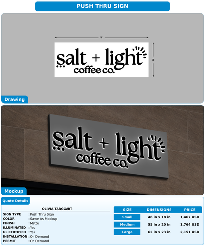 CUSTOM MOCKUP SIGN FOR Olivia Targgart