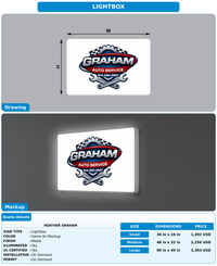 CUSTOM MOCKUP SIGN FOR Heather Graham
