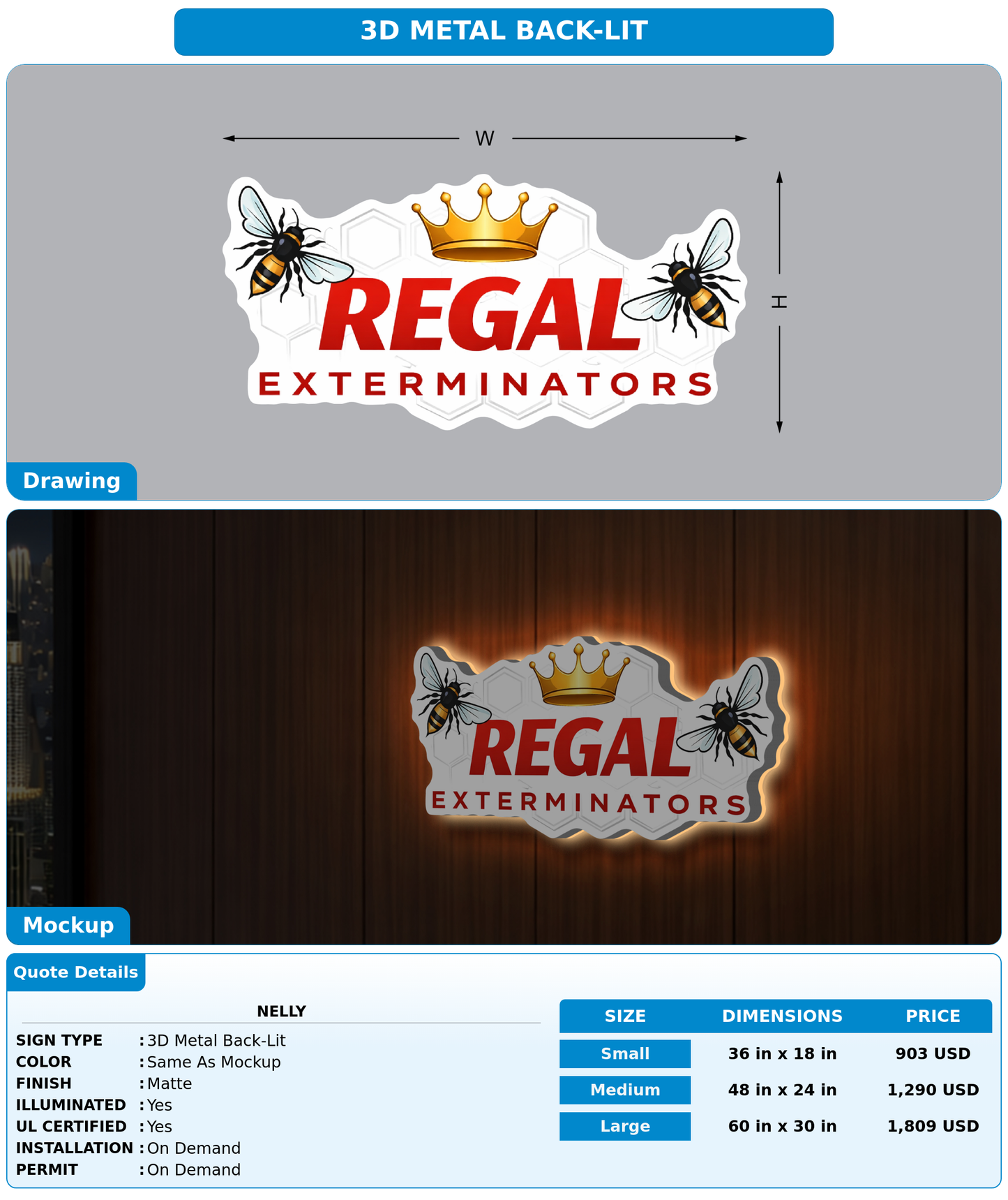 CUSTOM MOCKUP SIGN FOR Nelly