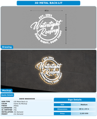 CUSTOM MOCKUP SIGN FOR David Wakehouse