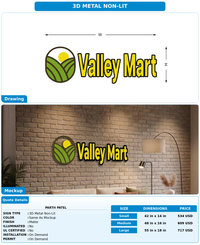 CUSTOM MOCKUP SIGN FOR Parth Patel