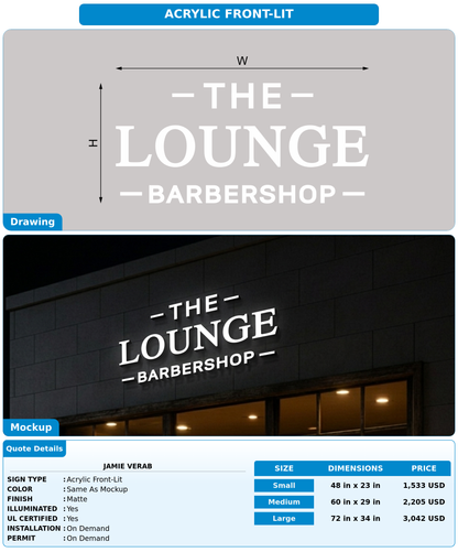 CUSTOM MOCKUP SIGN FOR jamie verab