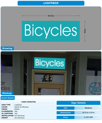 CUSTOM MOCKUP SIGN FOR Chris Hamilton