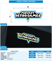 CUSTOM MOCKUP SIGN FOR Midwest Retro