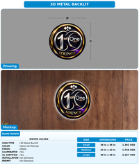 CUSTOM MOCKUP SIGN FOR Walter Aulean