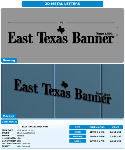 CUSTOM MOCKUP SIGN FOR EastTexasBanner.com