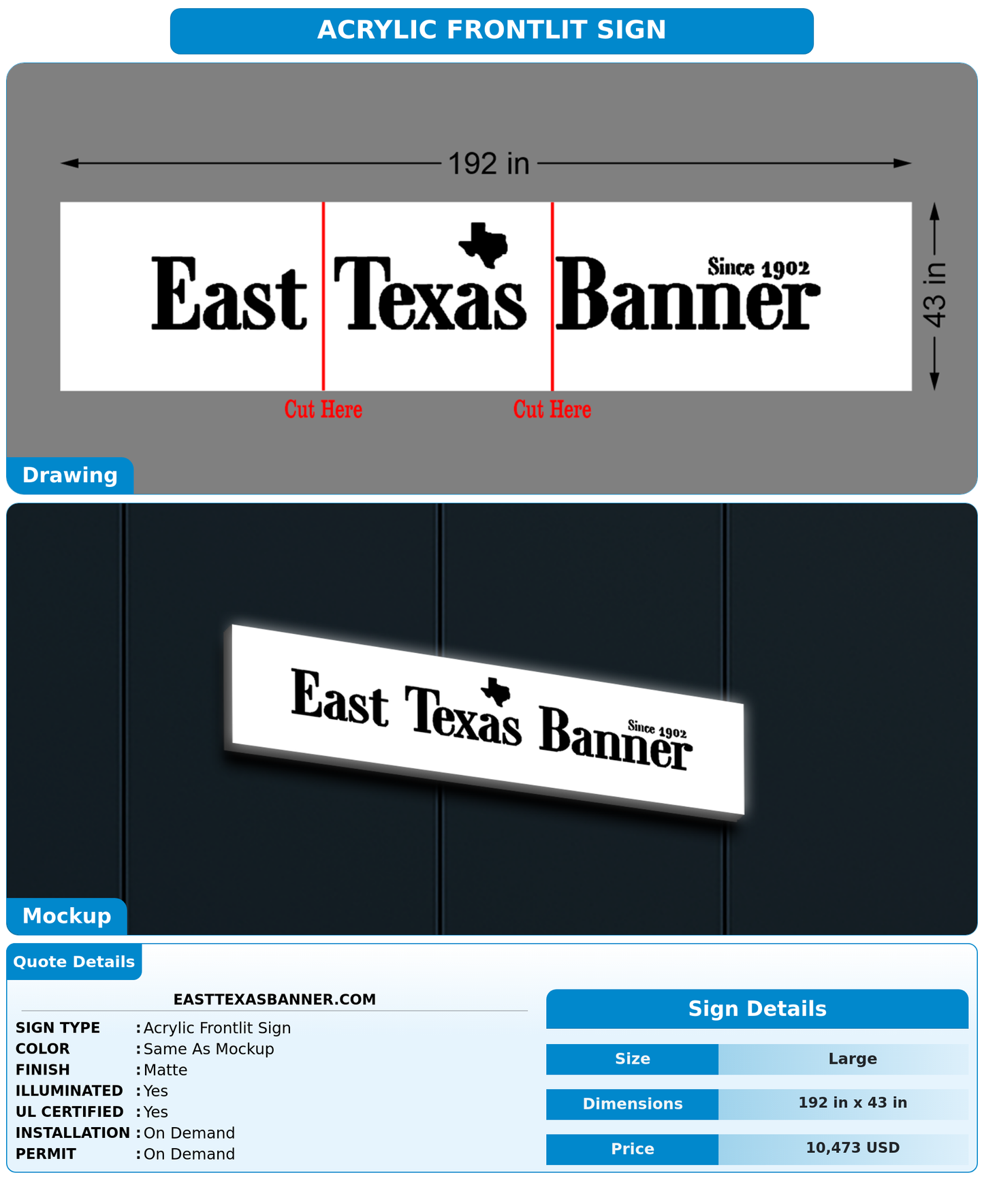 CUSTOM MOCKUP SIGN FOR EastTexasBanner.com