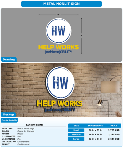 CUSTOM MOCKUP SIGN FOR Cathryn Bryan