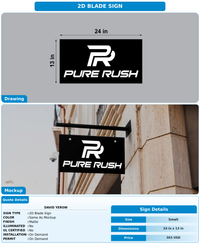 CUSTOM MOCKUP SIGN FOR David Yerow