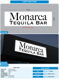 CUSTOM MOCKUP SIGN FOR Javier Oraa