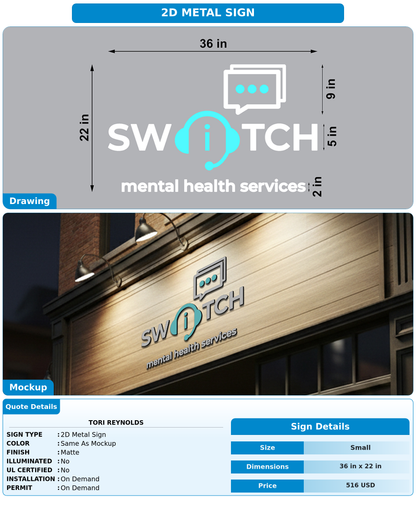 CUSTOM MOCKUP SIGN FOR Tori Reynolds