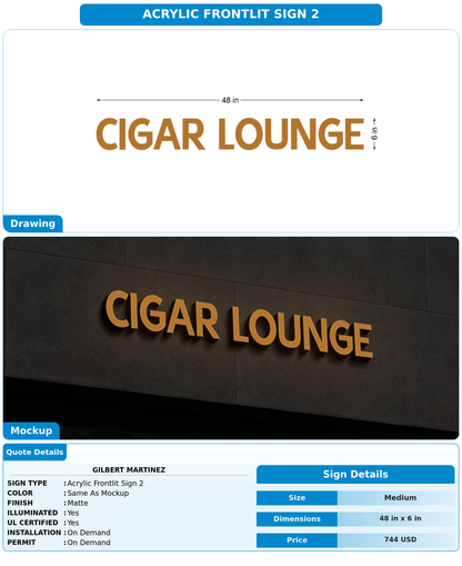 CUSTOM MOCKUP SIGN FOR Gilbert Martinez