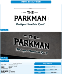 CUSTOM MOCKUP SIGN FOR Daniel Fletcher