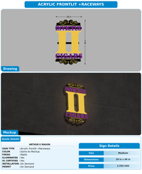 CUSTOM MOCKUP SIGN FOR Arthur E Mason