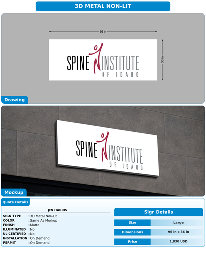 CUSTOM MOCKUP SIGN FOR Jen Harris