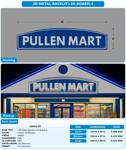 CUSTOM MOCKUP SIGN FOR Adnan am