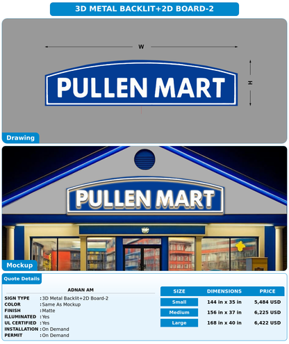 CUSTOM MOCKUP SIGN FOR Adnan am