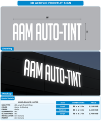 CUSTOM MOCKUP SIGN FOR Angel blanco castro