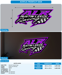 CUSTOM MOCKUP SIGN FOR Austin Leeck