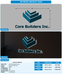 CUSTOM MOCKUP SIGN FOR Ricelle Martins