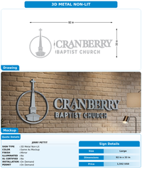CUSTOM MOCKUP SIGN FOR Jerry Pettit