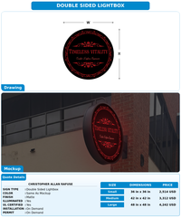CUSTOM MOCKUP SIGN FOR Christopher Allan Rafuse