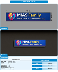 CUSTOM MOCKUP SIGN FOR SERGIO ALVAREZ