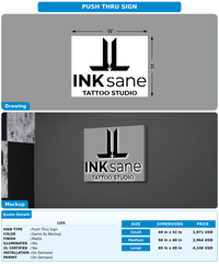 CUSTOM MOCKUP SIGN FOR Luis