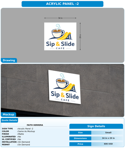 CUSTOM MOCKUP SIGN FOR faith herrera