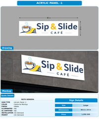 CUSTOM MOCKUP SIGN FOR faith herrera