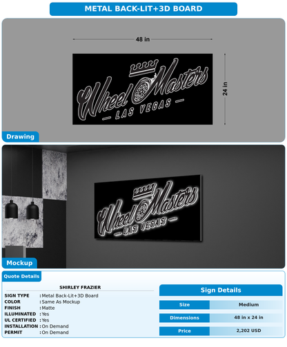 CUSTOM MOCKUP SIGN FOR Shirley Frazier