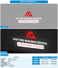CUSTOM MOCKUP SIGN FOR William