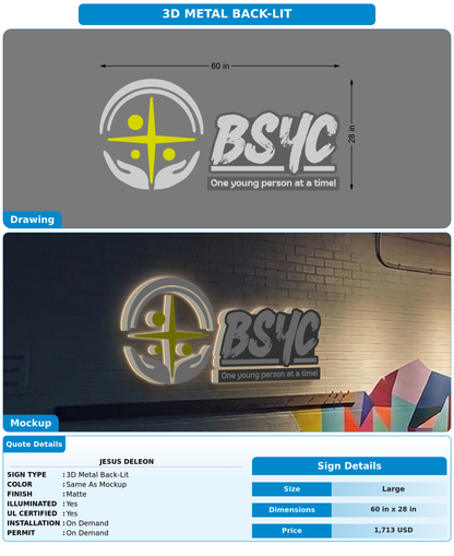 CUSTOM MOCKUP SIGN FOR Jesus Deleon