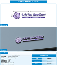 CUSTOM MOCKUP SIGN FOR Niya Peterson